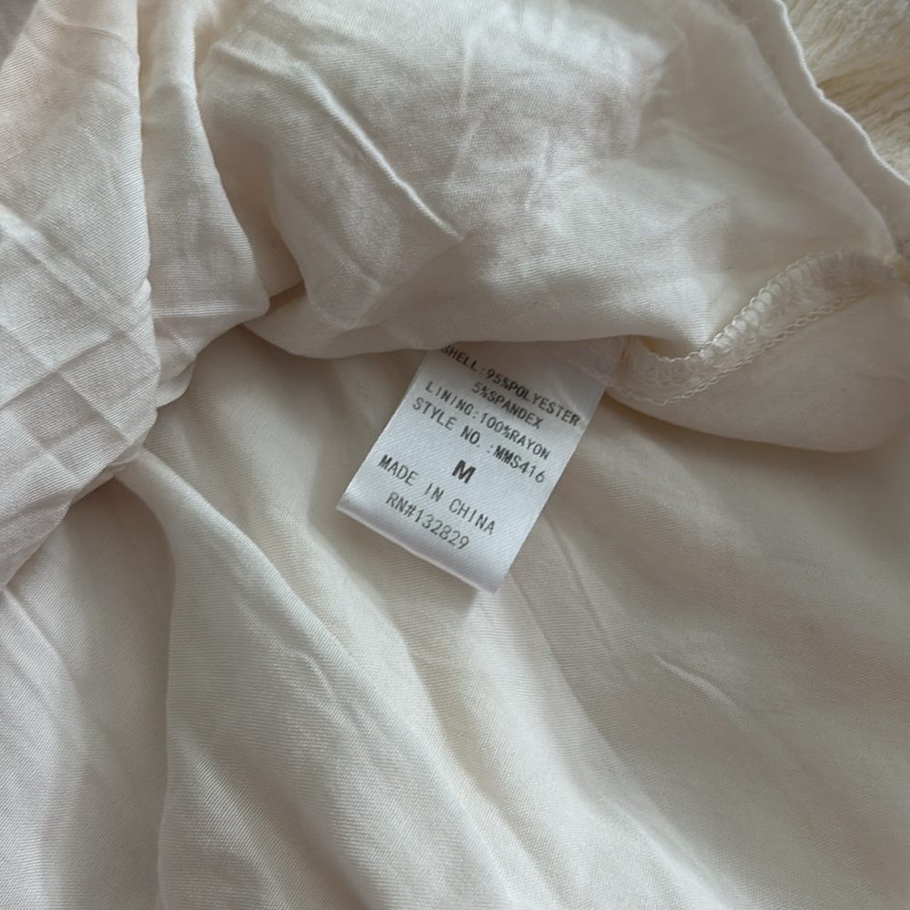 Cream Ruffle Skort - Picture 6 of 6